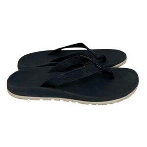 Chaco Lowdown Thong Sandals Women's Size 9 Navy Blue Flip Flop Toe Post Beachy